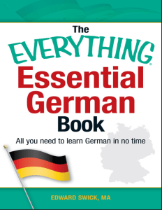 The Everything Learning German Book [ PDF ]