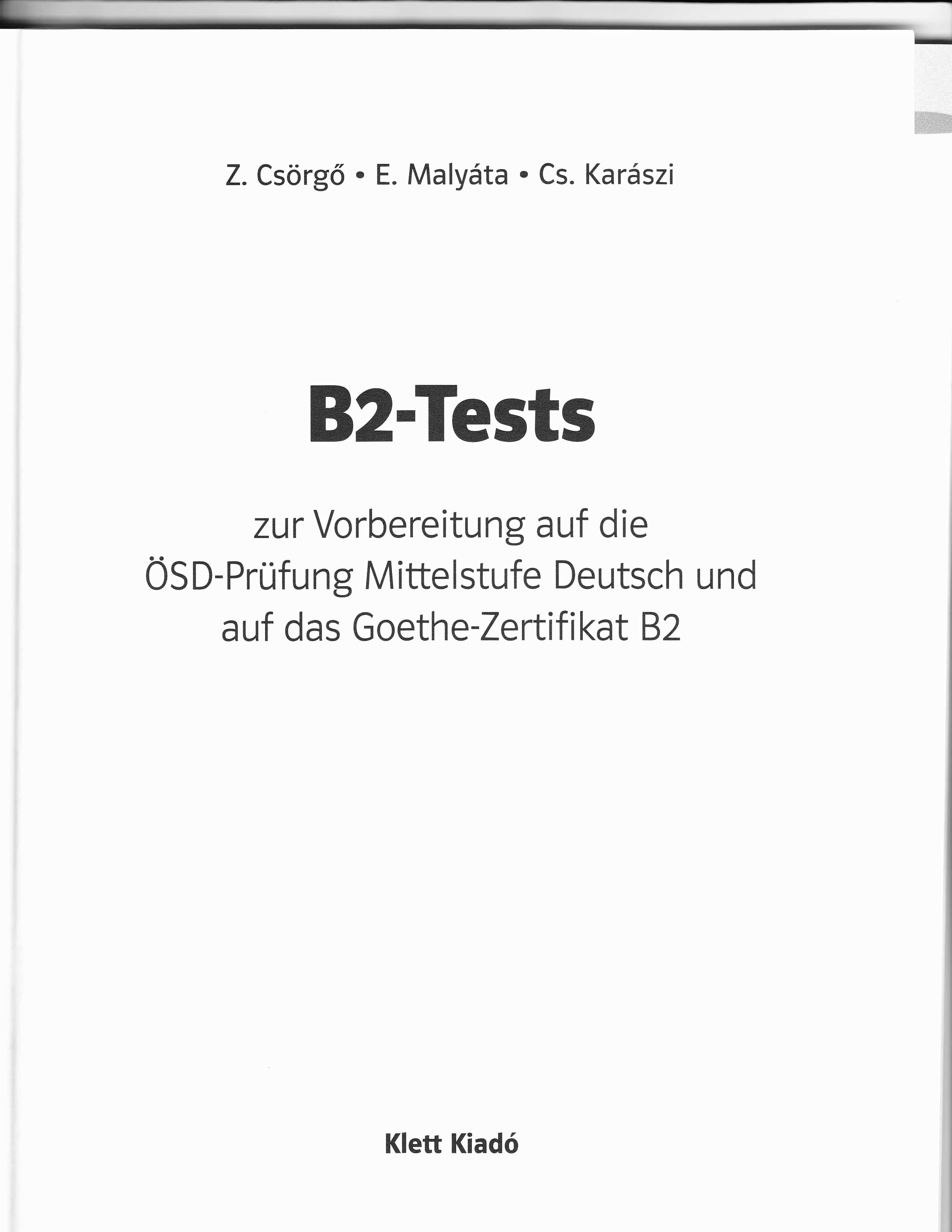 OSD-Goethe-Zertifikat-Tests-B2 ( Mit Audios )