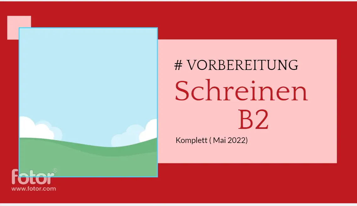 Vorbereitung Schreiben B2 ( PDF )