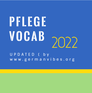 Pflege Vocabulary 2022 PDF