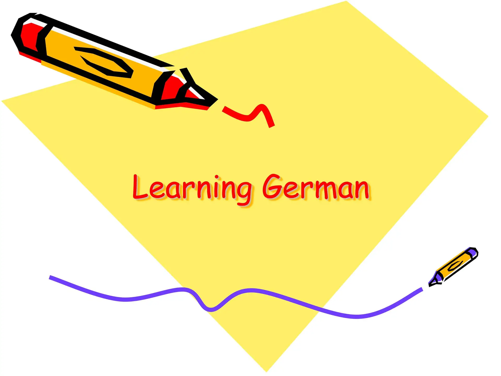 Learning German A1 Summary