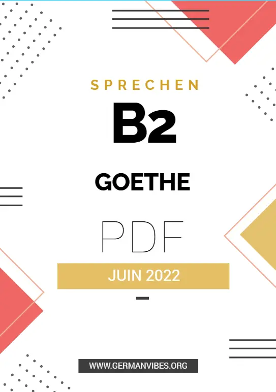 B2 Goethe Sprechen B2 PDF