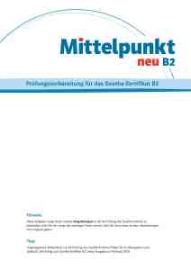 Mittelpunkt neu B2 Vorbreitung ( PDF )