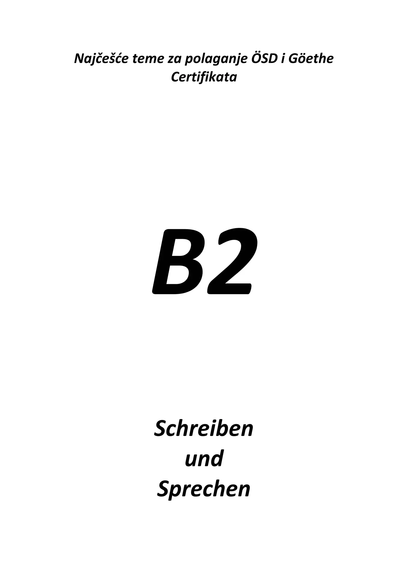 Sprechen Schreiben B2 Vorbereitung ( PDF )