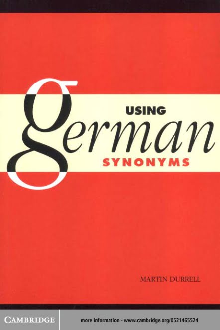 Using German Synonyms PDF