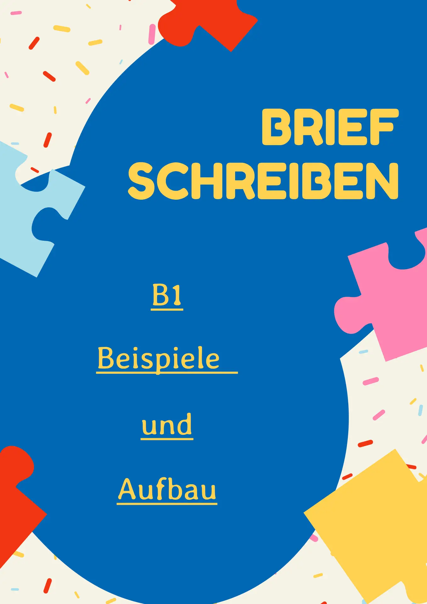 Brief Schreiben B1 Ubung ( PDF )