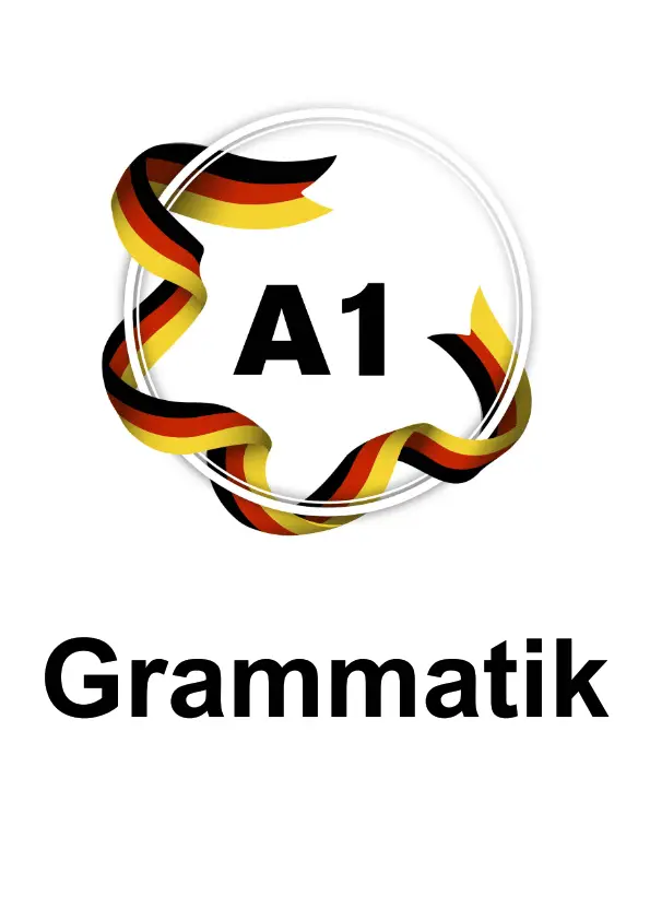 A1 Grammatik Vorbereitung PDF