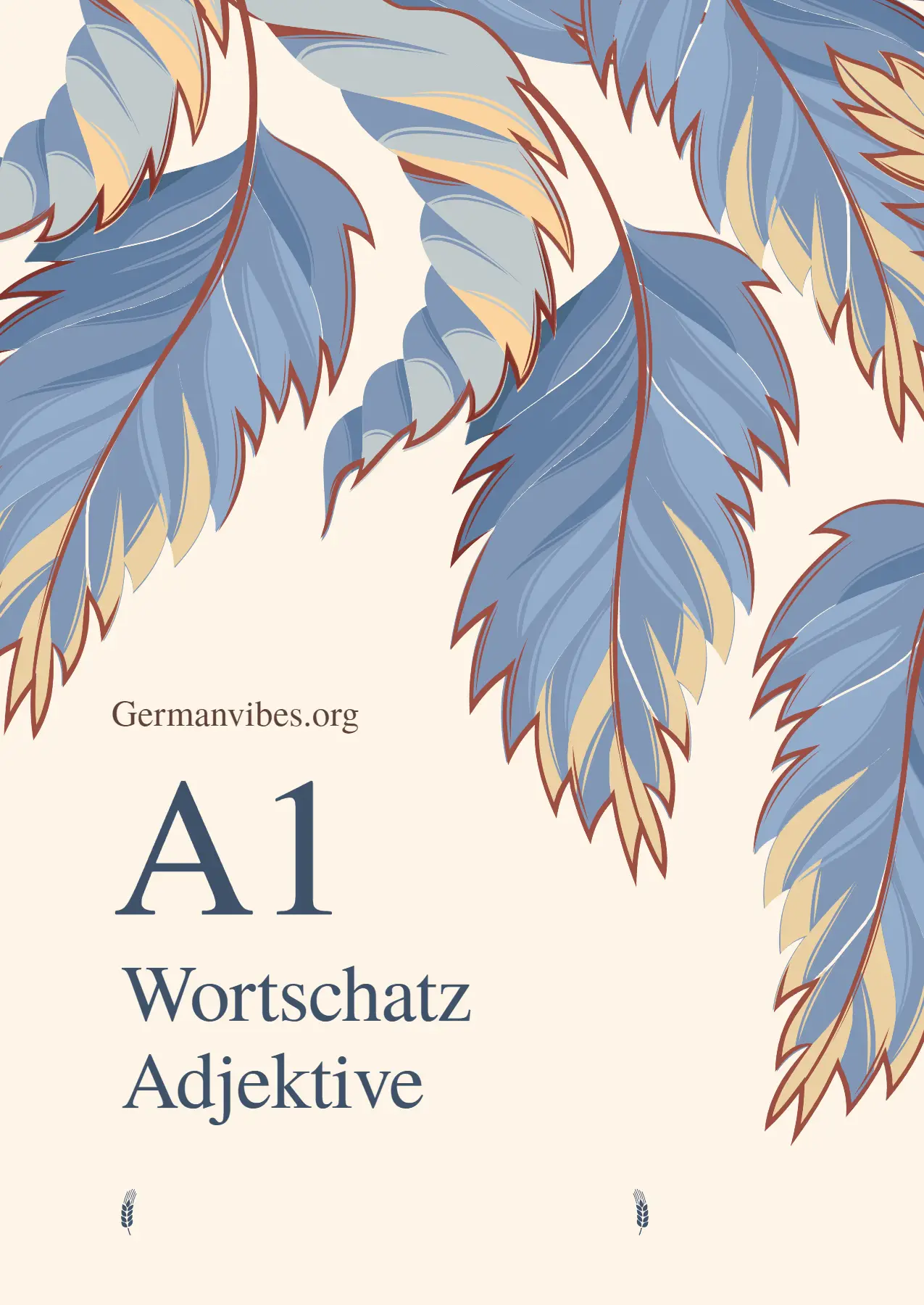 Adjektiv Wortschatz Liste ( PDF )