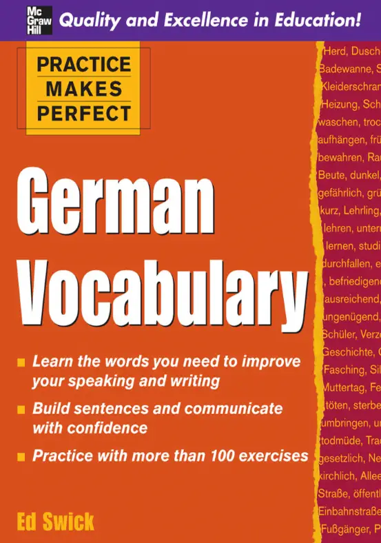 German Vocabulary PDF