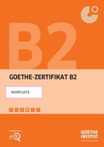 goethe-zertifikat b2 wortliste pdf
