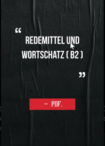 Redemittel und Wortschatz B2 (PDF)