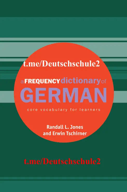 A frequency dictionary of German ( PDF )