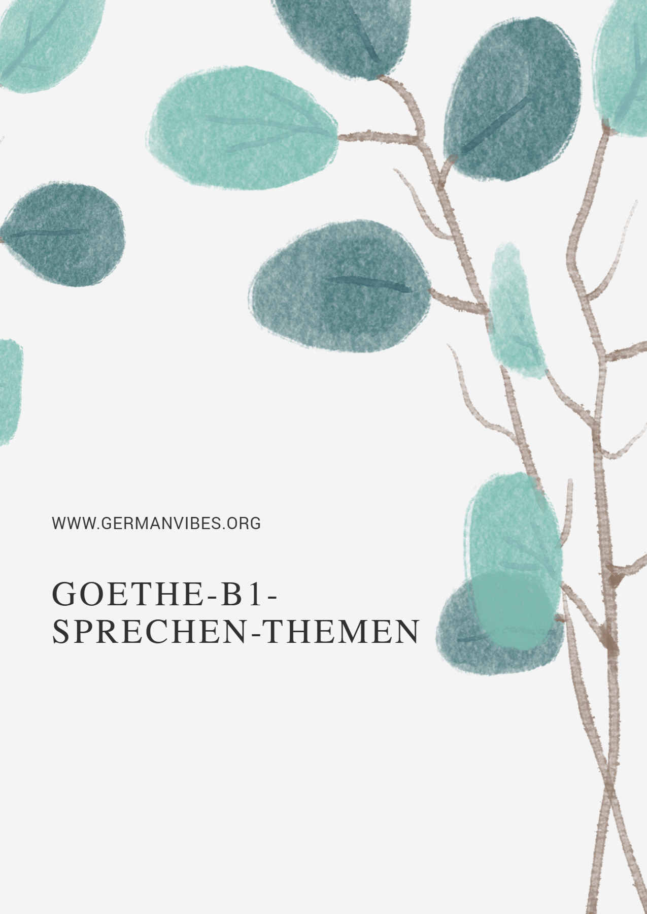Goethe B1 Sprechen Themen [ PDF]