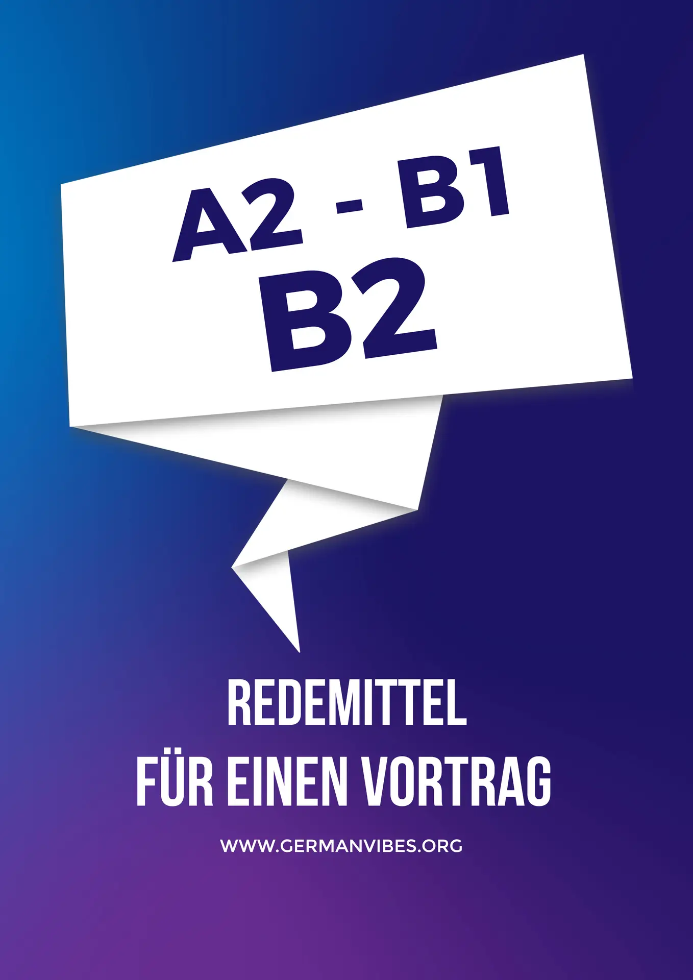 Redemittel für einen Vortrag