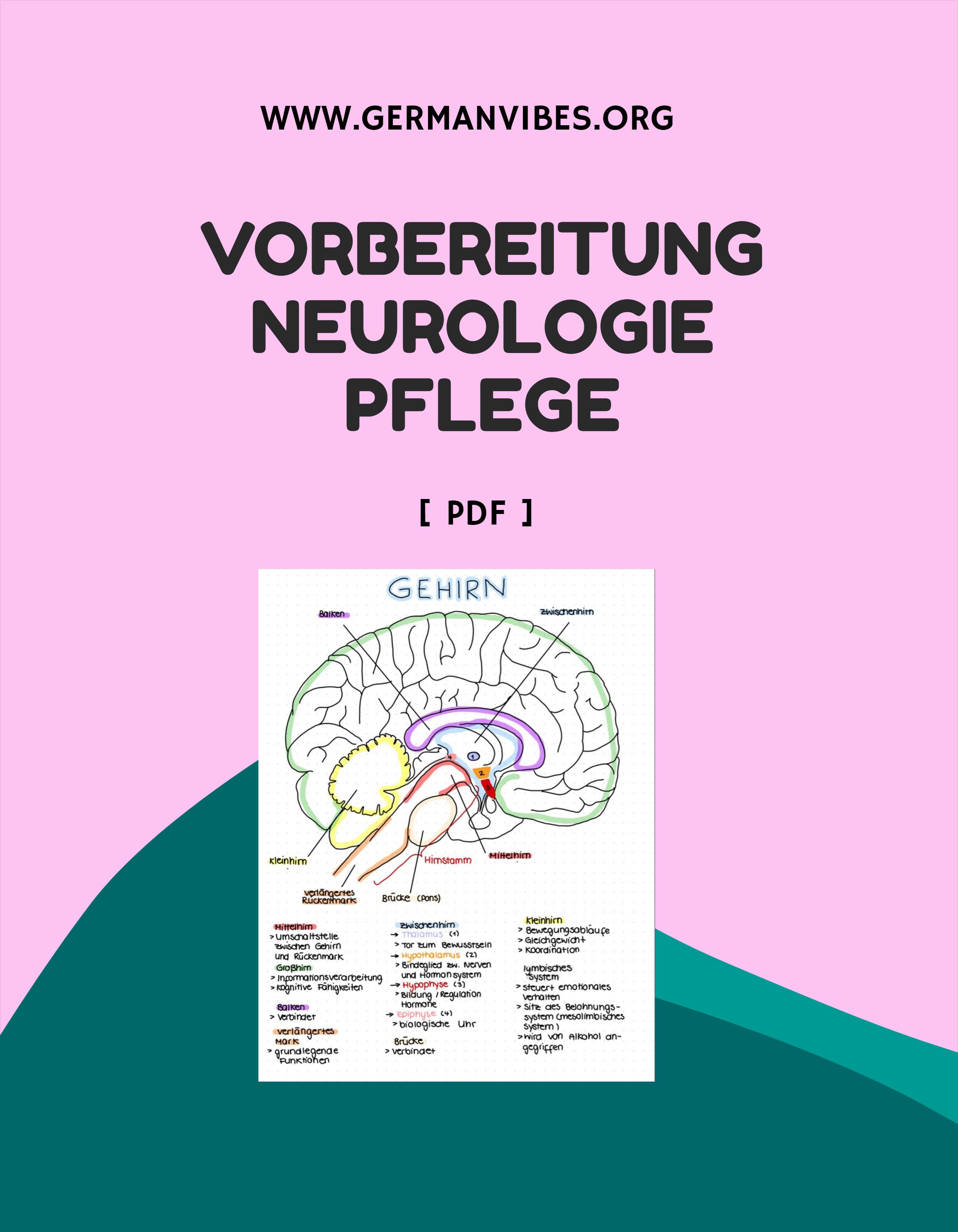 Neurologie Pflege mündliche prüfung Vorbereitung