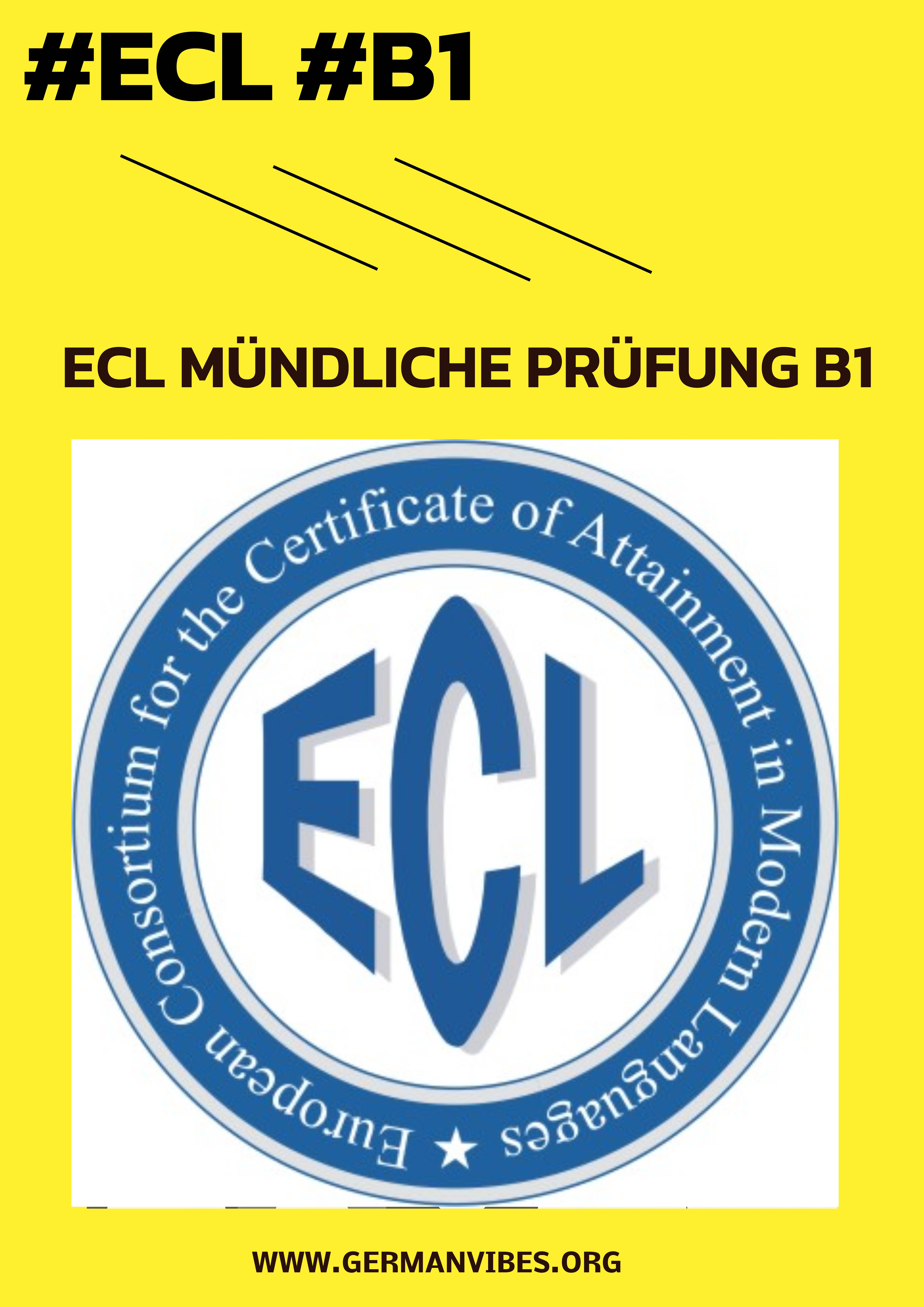 ECL Mündliche Prüfung B1 Simulation